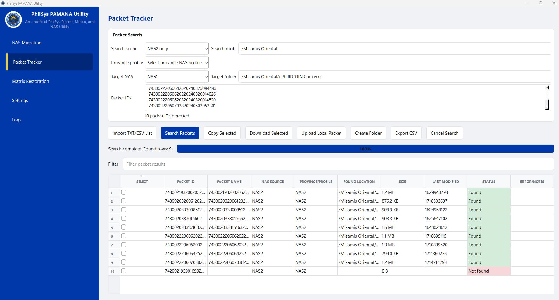 Packet Tracker